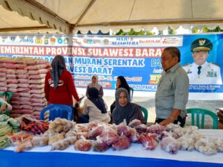 Distapang Sulbar Dorong Ketahanan Pangan Lewat Gerakan Pangan Murah di Taman Karema