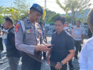 Usai Apel Pagi, Propam Polda Sulbar Sidak Kelengkapan dan Sikap Tampang Personel