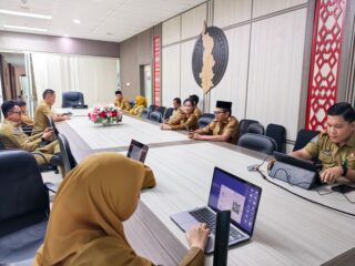 DPMPTSP Sulbar Hadiri Rapat Persiapan Pelaporan Evaluasi Kinerja Kepala Daerah 2026