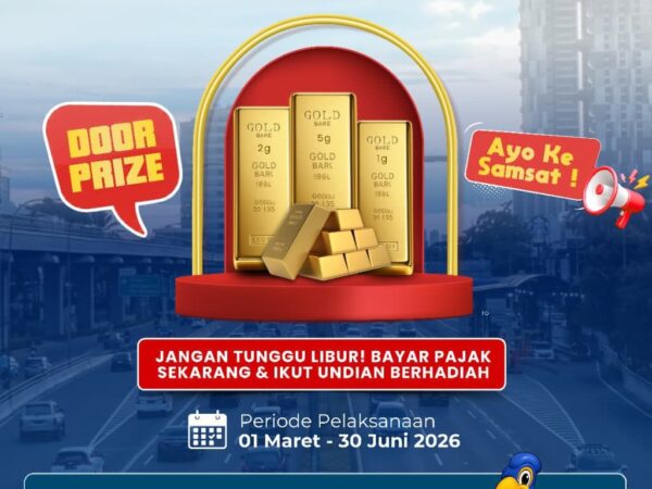 Bayar Pajak Bisa Dapat Emas! Program Undian PT Jasa Raharja dan Bapenda Sulbar Resmi Digelar