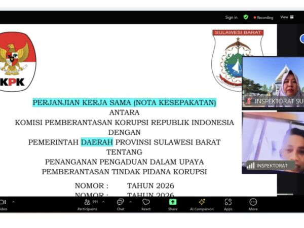 Inspektorat Sulbar Matangkan Draft Nota Kesepakatan dengan KPK