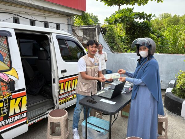 Langkah Nyata UPTD Pelayanan Pajak Majene, Layanan Samkel SPBU Lembang Majene Disambut Warga