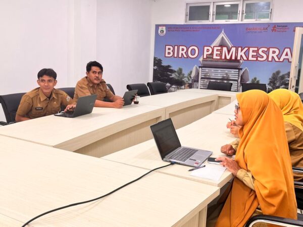Optimalkan Layanan Digital, Biro Pemkesra Setda Sulbar Matangkan Persiapan Penilaian SPBE Triwulan II