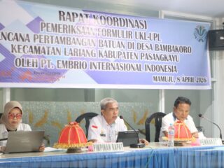 Sinergi Lintas Sektor, DLHK Sulbar Bahas Dokumen UKL-UPL PT. Embrio Internasional Indonesia