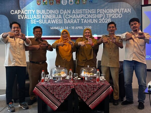 Capacity Building dan Asistensi TP2DD 2026, Bapenda Sulbar Dorong Optimalisasi Evaluasi Kinerja