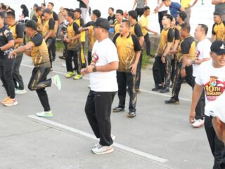 Suasana Meriah CFD Jadi Momentum Ditlantas Polda Sulbar Kampanyekan Keselamatan Jalan