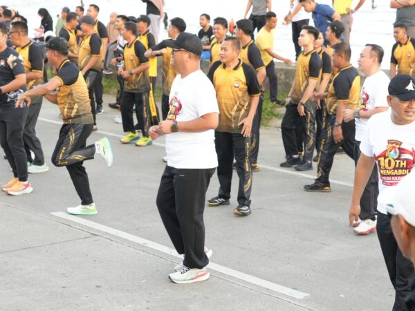 Suasana Meriah CFD Jadi Momentum Ditlantas Polda Sulbar Kampanyekan Keselamatan Jalan