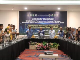 Capacity Building Neraca Pangan di Mamuju, Sekda: Data Sektoral Wajib Harmonis, Jangan Sampai Beda