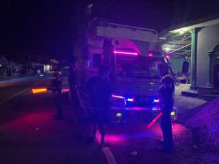 Patroli Malam Ditlantas Polda Sulbar, Wujud Kehadiran Polisi Jaga Kondusivitas Wilayah