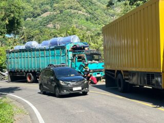 Ciptakan Kamseltibcar Lantas, PJR Polda Sulbar Lakukan Pengamanan di Dua Titik Rawan