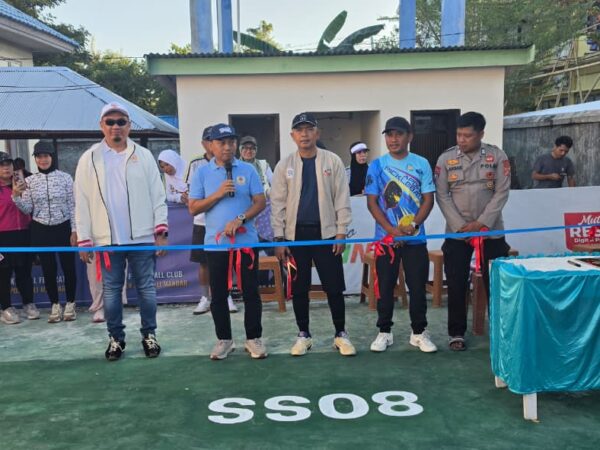 Ketua KONI Sulbar Resmikan Lapangan Pickleball Lapeo, Dorong Polman Jadi Tuan Rumah Kejurprov