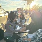 Polri Peduli Kesehatan Masyarakat, Bid Dokkes Polda Sulbar Layani Warga di Kawasan CFD