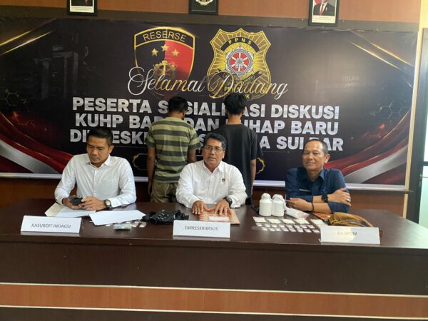 Ribuan Butir Boje Siap Edar Digagalkan, Ditkrimsus Polda Sulbar Tangkap Dua Pelaku