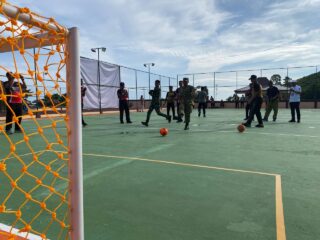 Wakapolda Sulbar Resmi Buka Turnamen Tenis dan Futsal Hari Bhayangkara ke-80