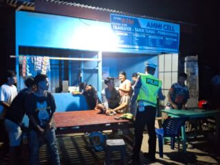 Patroli Malam Ditlantas Polda Sulbar, Hadir Melayani dan Siap Membantu Masyarakat
