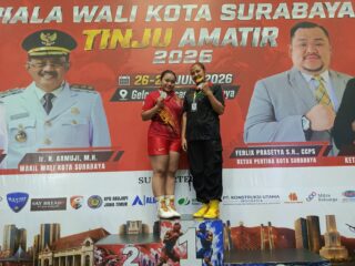 Tiga Petinju Putri Sulbar Raih Perak di Turnamen Nasional Wali Kota Surabaya Cup 2026