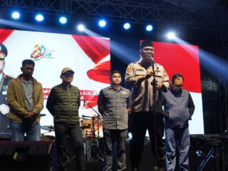 Ribuan Warga Padati Panggung Gembira HUT Bhayangkara ke-80 Polda Sulbar