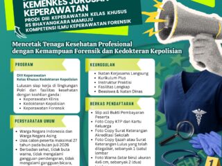 RS Bhayangkara Mamuju Buka Kelas Khusus D-III Keperawatan, Fokus Keperawatan Forensik