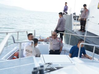 Polda Sulbar Perkuat Pengamanan Laut, Kapolda Tinjau Kapal Patroli Baru