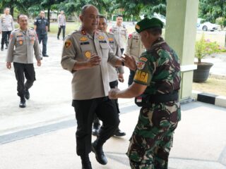 Kapolda Sulbar dan Korem 142/Tatag Perkuat Soliditas demi Keamanan Sulawesi Barat