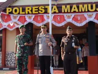 Apel Gabungan TNI-Polri dan Kejaksaan di Mamuju, Tutup Celah Provokasi yang Berpotensi Memecah Soliditas Antar Instansi