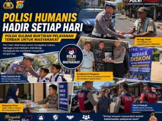 Polri untuk Masyarakat, Polda Sulbar Buktikan Pelayanan Humanis Lewat Aksi Nyata