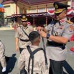 Tradisi Gunting Rambut Jadi Simbol Transformasi Calon Bintara Polri di SPN Polda Sulbar