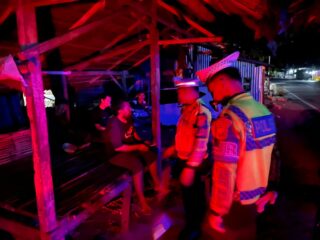 Patroli Malam Ditingkatkan, Ditlantas Polda Sulbar Hadir Jaga Kamseltibcarlantas