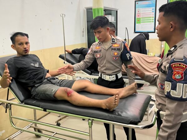 Aksi Humanis Polantas Polda Sulbar: Korban Kecelakaan Selamat Berkat Pertolongan Cepat